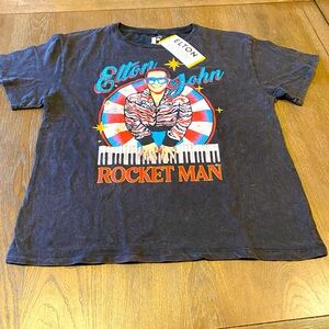 Elton John, soft, vintage look t-shirt!